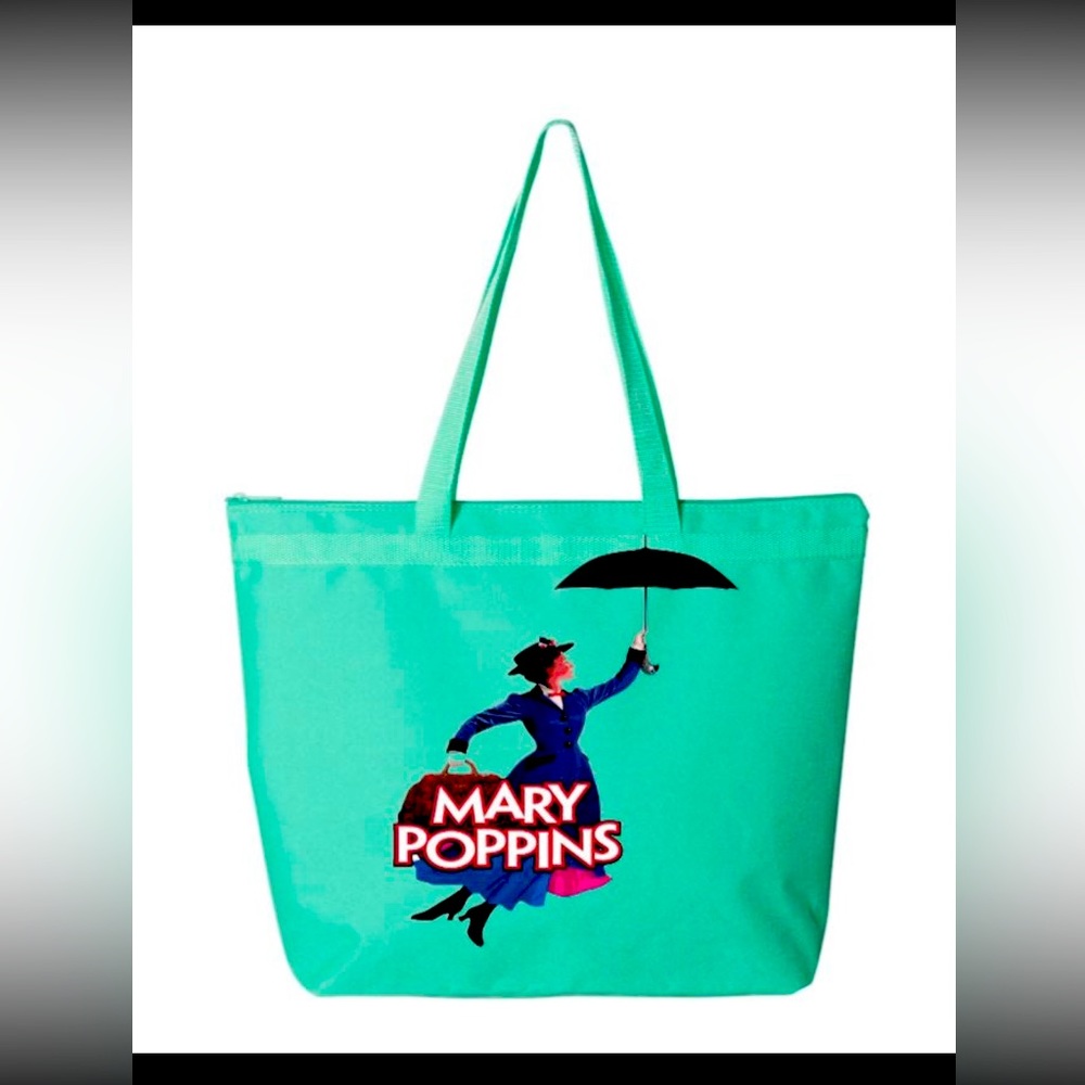 Mary poppins tote and keychain